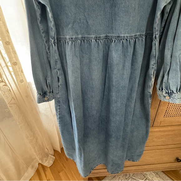 ALIGNE Gabriella Denim Midi Dress Size 14 - Picture 14 of 14
